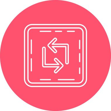 Arrow vektör simgesi illüstrasyonu