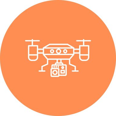 Eşsiz helikopter vektör simgesi