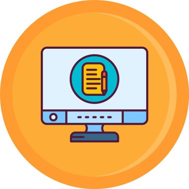 dizüstü bilgisayar vektör simgesi modern basit vektör illüstrasyonu