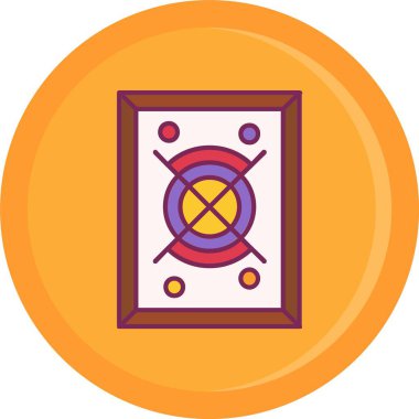 Modern bir simgenin vektör illüstrasyonu