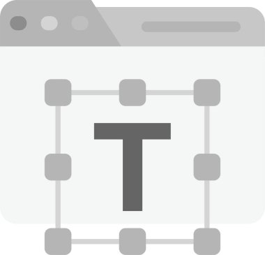 Bilgisayar. Web simgesi basit illüstrasyon