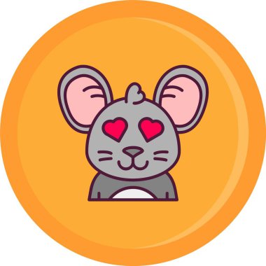 Fare simgesi, vektör illüstrasyonu