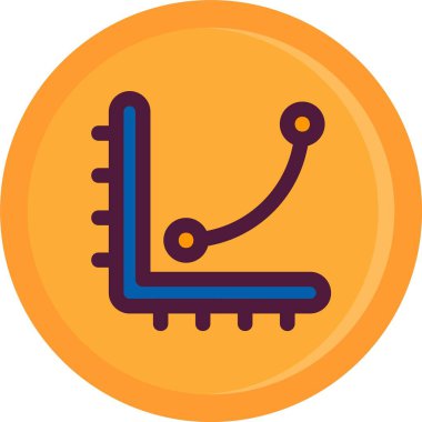 Bir Termometrenin Vektör İllüstrasyonu