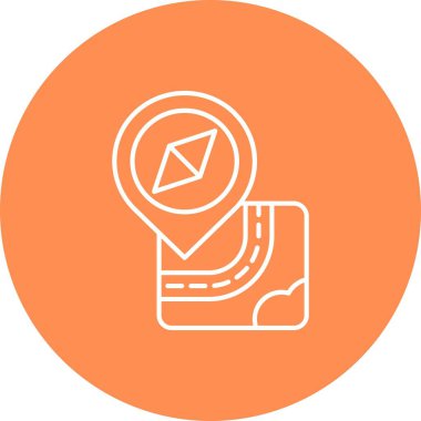 Benzersiz Posta Vektör Satırı Simgesi