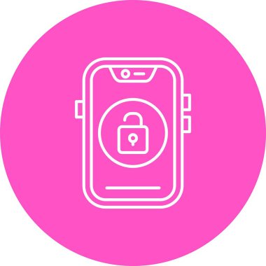 Vektör Mobil simge illüstrasyonu