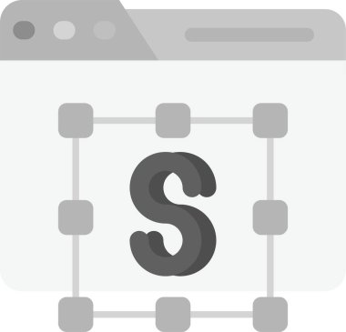 Dolar simgesi, vektör illüstrasyonu