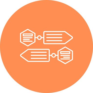 Dosya simgesinin vektör illüstrasyonu