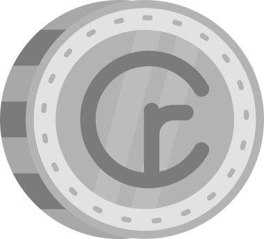 Para simgesi, vektör illüstrasyonu