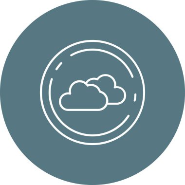 vektör Bulut simgesi illüstrasyonu