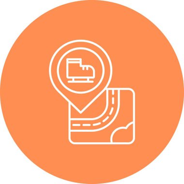 güzel konum vektör simgesi