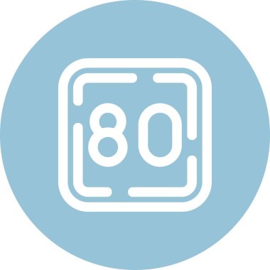 vektör 9 derece sembol