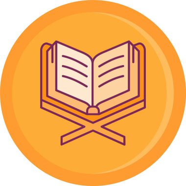 Kitap. Web simgesi basit illüstrasyon