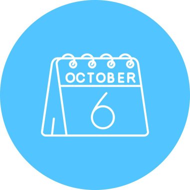 Takvim simgesinin vektör illüstrasyonu