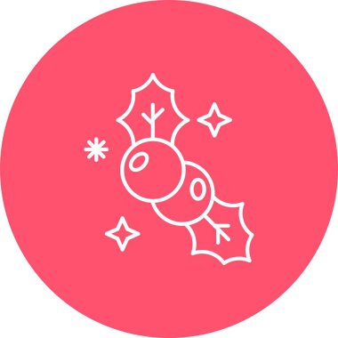 güzel noel ağacı vektör simgesi