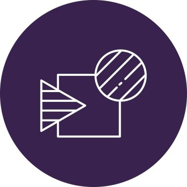 Benzersiz Uydu Vektör Kabartma Simgesi