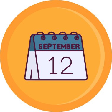 Takvim tarihi, takvim vektör tasarımı simgesi