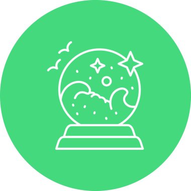 vektör ay simgesi, vektör illüstrasyonu