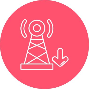 radyo simgesi vektör illüstrasyonu