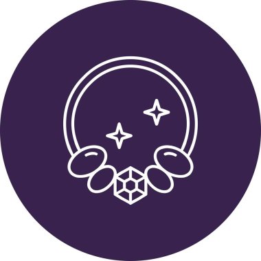 Bir Cadılar Bayramı simgesinin vektör illüstrasyonu