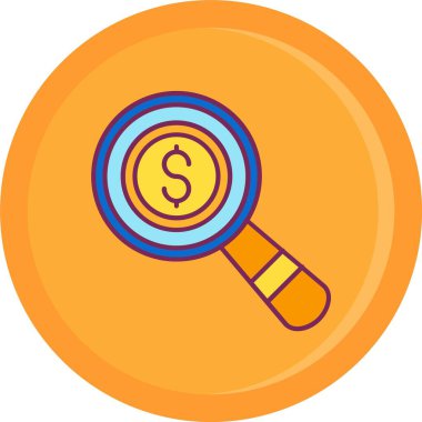 Dolar simgesi vektör illüstrasyonu