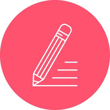 kalem simgesinin vektör illüstrasyonu