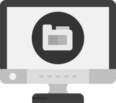 bilgisayar izleyici vektör simgesi