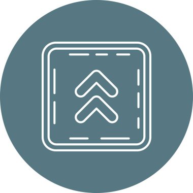 Güzel Ok Aşağı Satır Vektör Simgesi