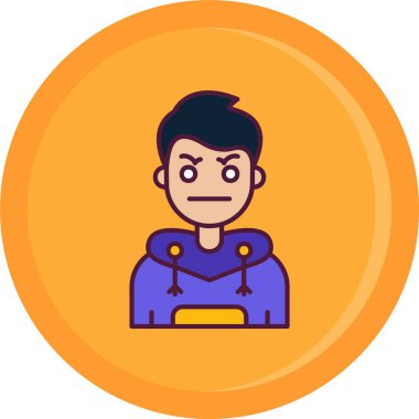 vektör içinde süper kahraman simgesi