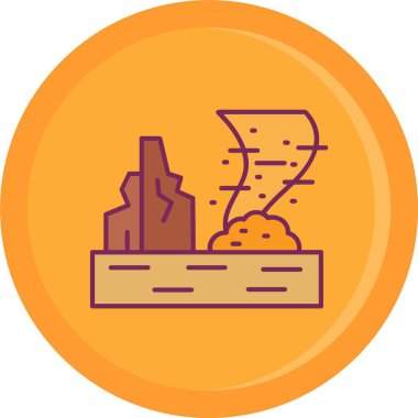 Şehir harita simgesi, vektör çizim