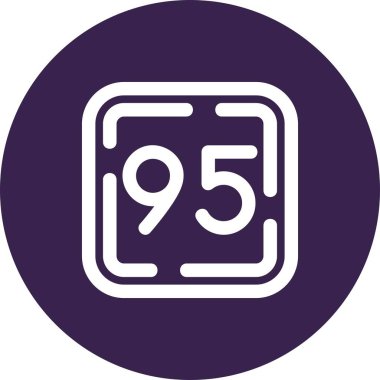 Modern bir simgenin vektör illüstrasyonu