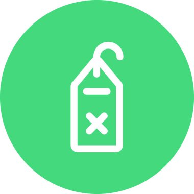 etiket simgesi vektör illüstrasyonu