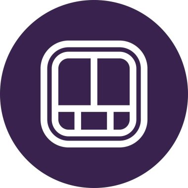 Eşsiz Evrak Çantası Vektör Satır Simgesi