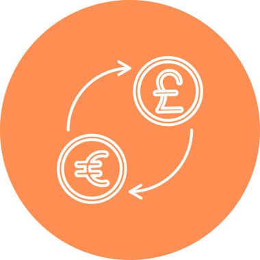 güzel euro para vektör simgesi