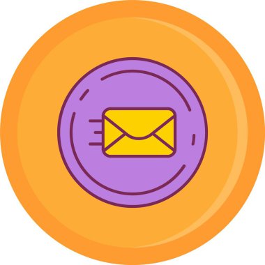 Posta simgesinin vektör illüstrasyonu