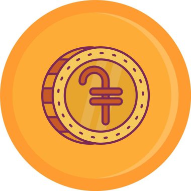 Sikke Simgesi vektör illüstrasyonu