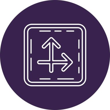 ok simgesi vektör illüstrasyonu