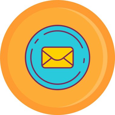 posta simgesi, vektör illüstrasyonu