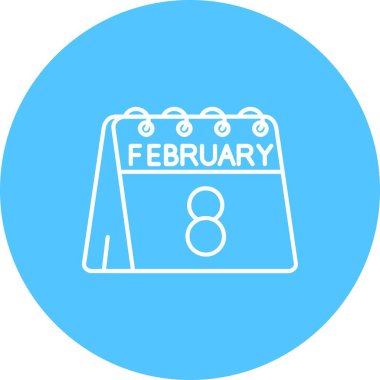 vektör Takvimi Simgesi illüstrasyonu