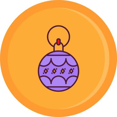 Güzel Top Kabartma Vektörü Simgesi