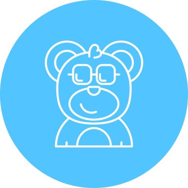 vektör emoji simgesi çizimi