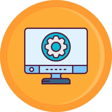 Web tasarım simgesi. vektör illüstrasyonu