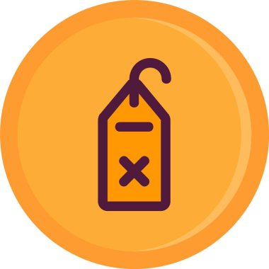 Eşsiz sıcaklık çizgisi vektör simgesi