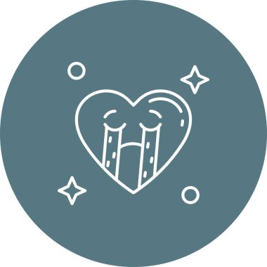 Vektör Kalp Simgesi illüstrasyonu