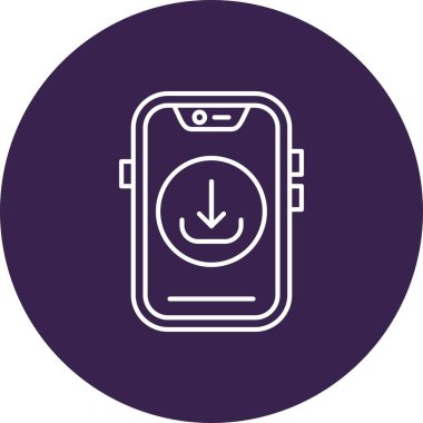 eşsiz akıllı saat vektör simgesi