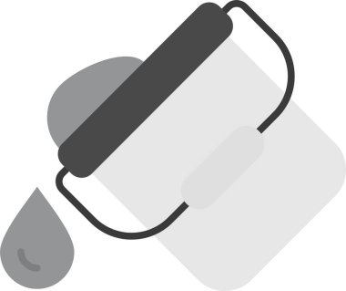 temizlik fırçası temizleme simgesi - taslak biçimi