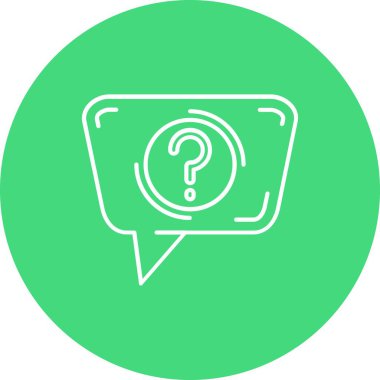 Vektör sohbet simgesi illüstrasyonu