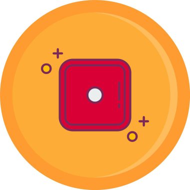 eşsiz para simgesi renk vektörü