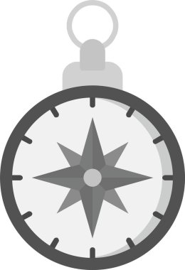 Pusula. Web simgesi basit illüstrasyon