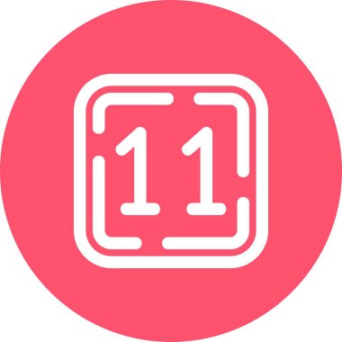 bir numaralı kabartma renk ikonu tasarım dekoru