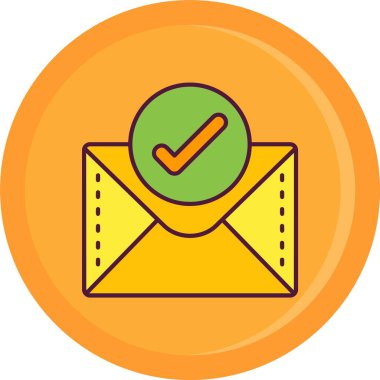 e- posta simgesi, vektör illüstrasyonu